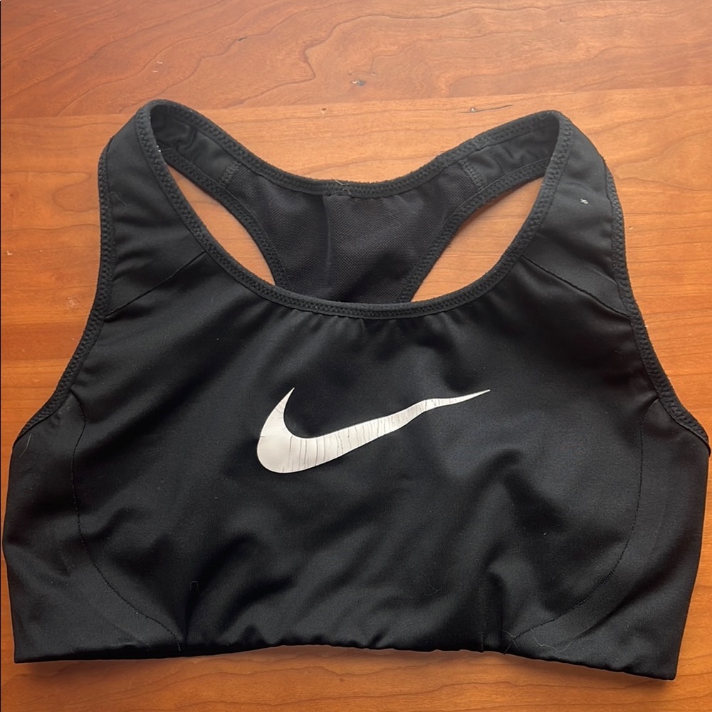 Nike Women's Black and White Sports Bra